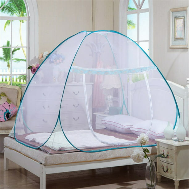 Lace Mosquito Folding Bed Netting Easy Pop Up Free Standing Tent 78.74x70.86"x67 
